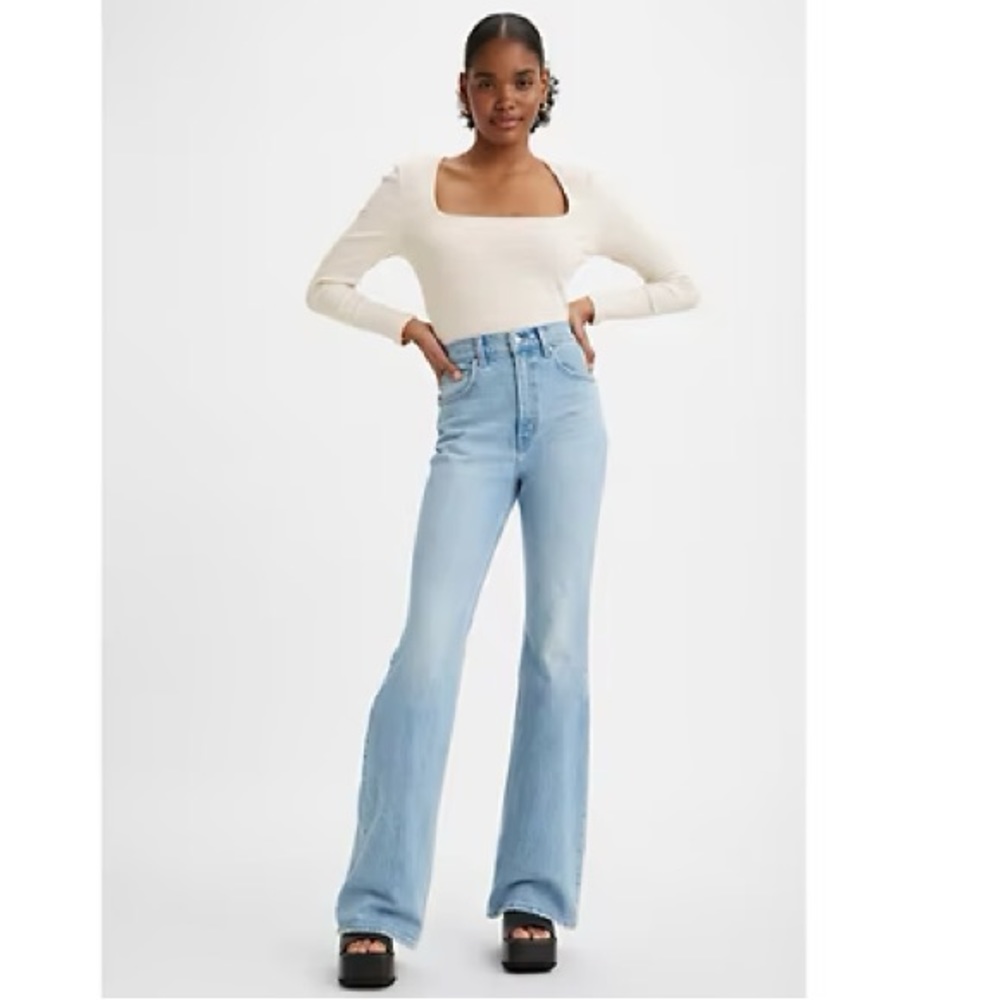 LEVIS PREMIUM 70 HIGH RISE FLARE SIZE 33x32